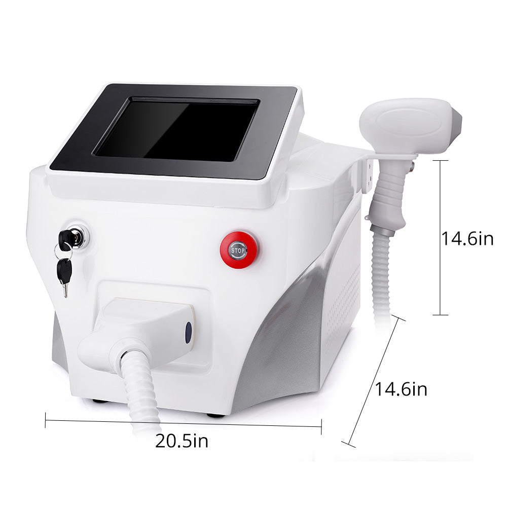 3 In 1 Diode Laser 755nm/808nm/1064nm Permanent Body Hair Removal Beauty Machine