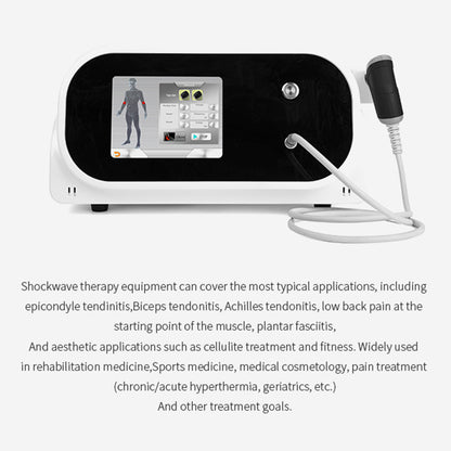 Ouwald Professional Shockwave Therapy Machine with 9 tips for Pain Relief Body Relax